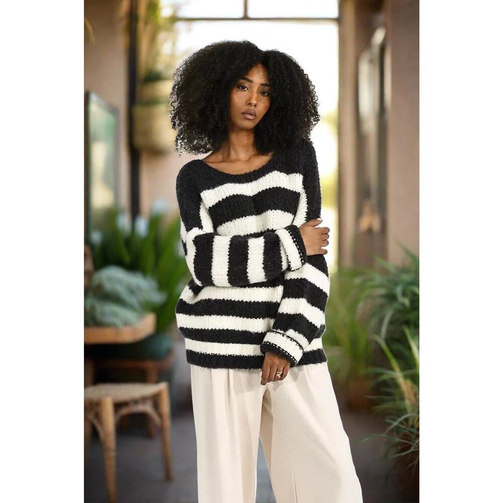 Timeless Stripe Knit Sweater
